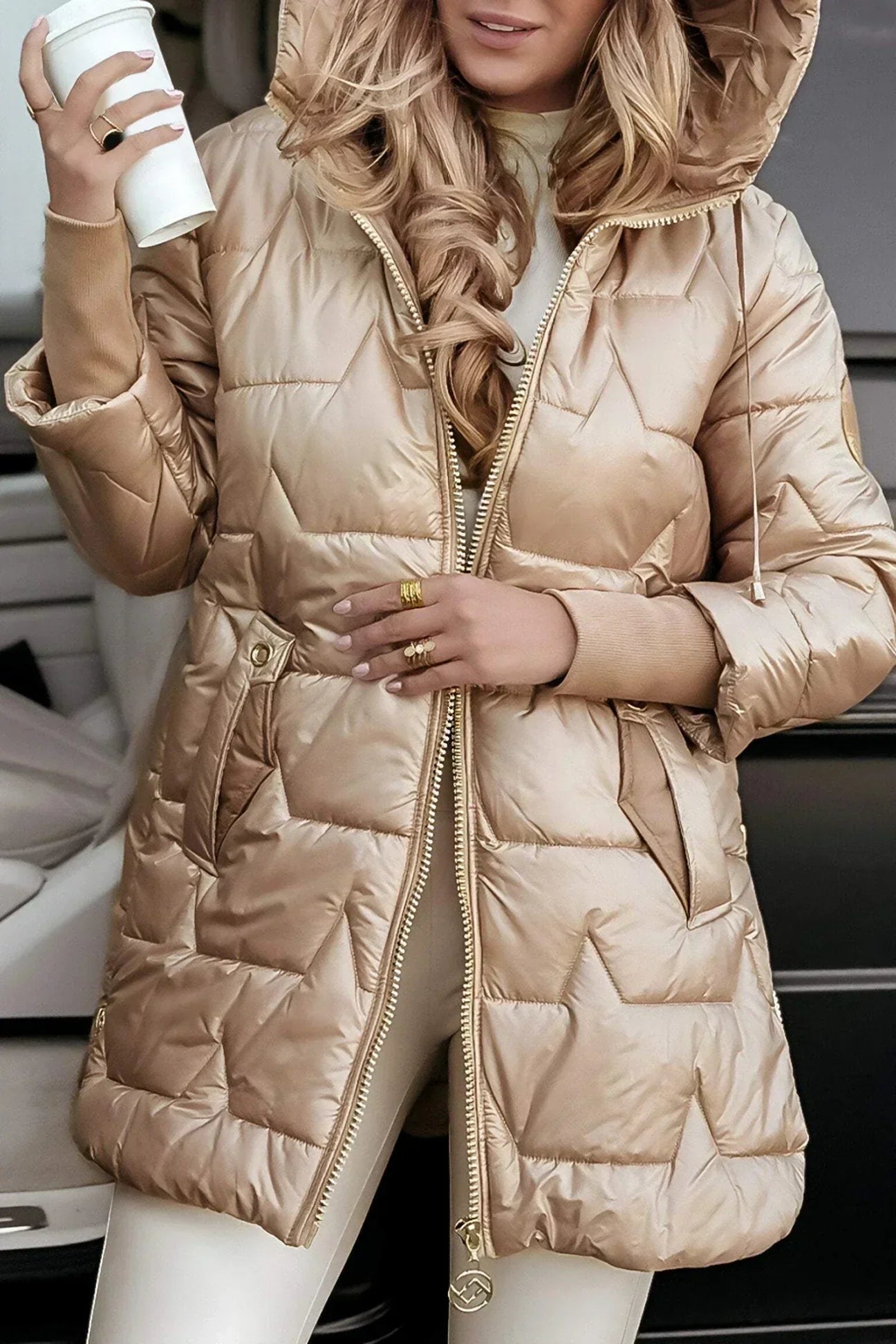 Nolwen Stylischer Wintermantel