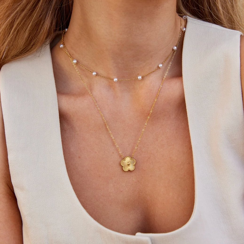 Collier Nura mit Perle