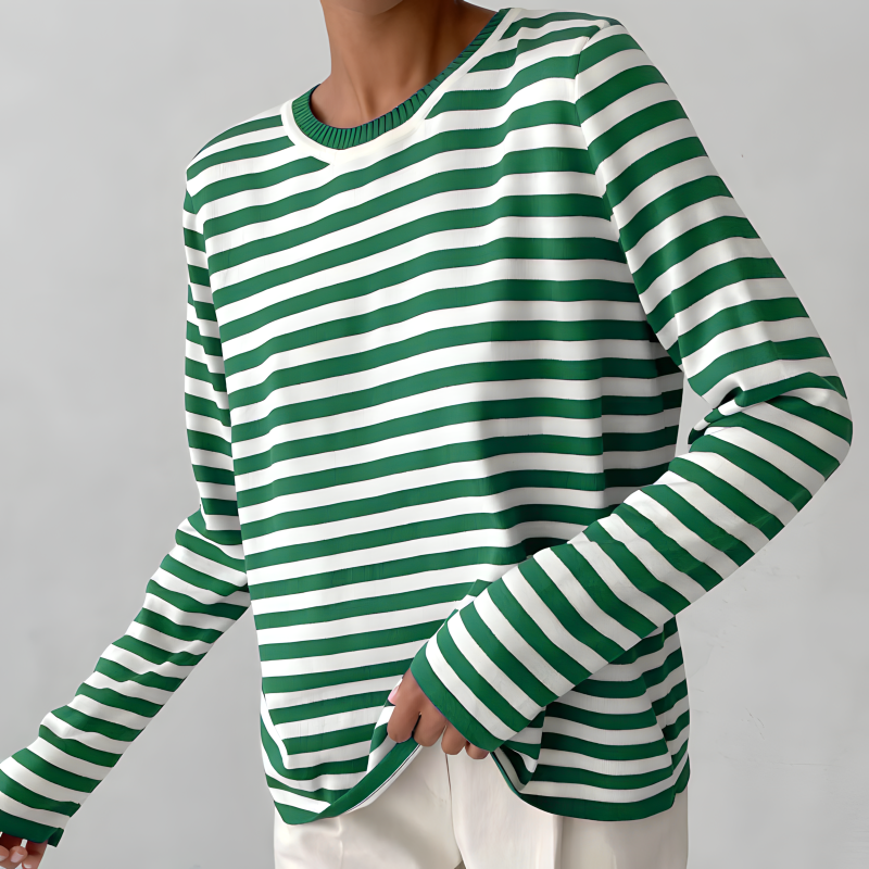 Nicole | Schicker gestreifter Pullover