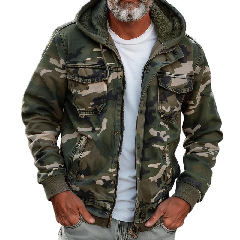 Fabian | elegante Camouflage Cargo-Jacke