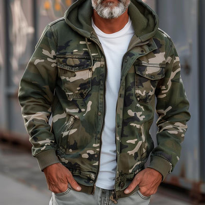 Fabian | elegante Camouflage Cargo-Jacke