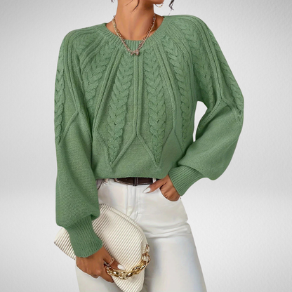 Rita | Elegante Strickware mit Geflechtmuster